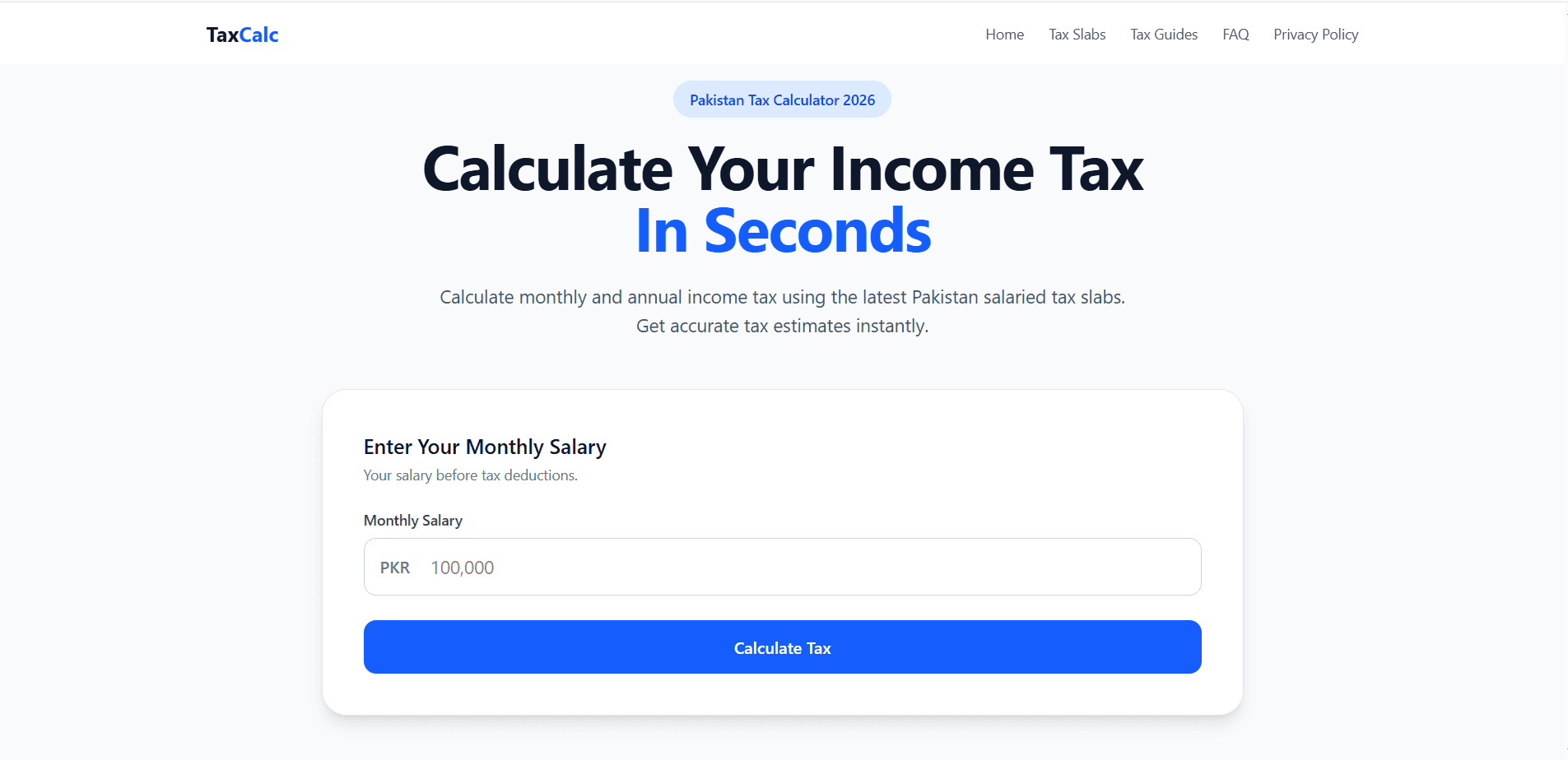 TaxCal